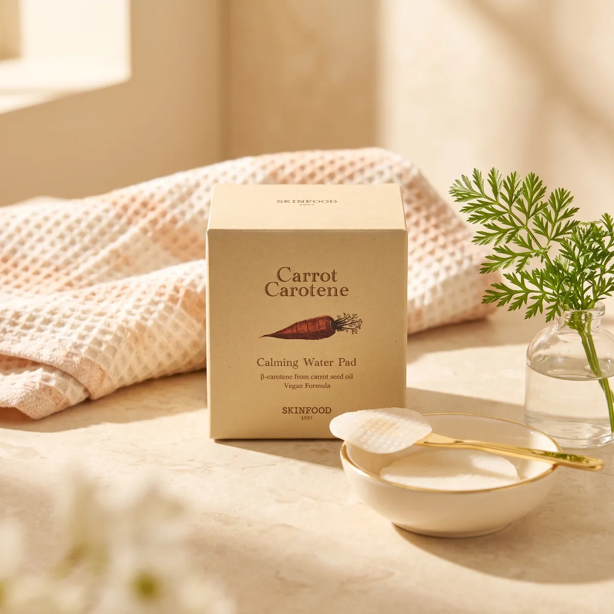 Skinfood Carrot Carotene Calming Water Pad product photo